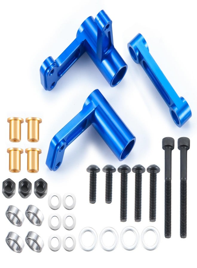 مجموعة ذراع التوجيه المصنوعة من سبائك الألومنيوم من WEFEINO RC لسيارة Tra-xxas 1/10 Slash 2WD RC - قطعة ترقية - Image 3